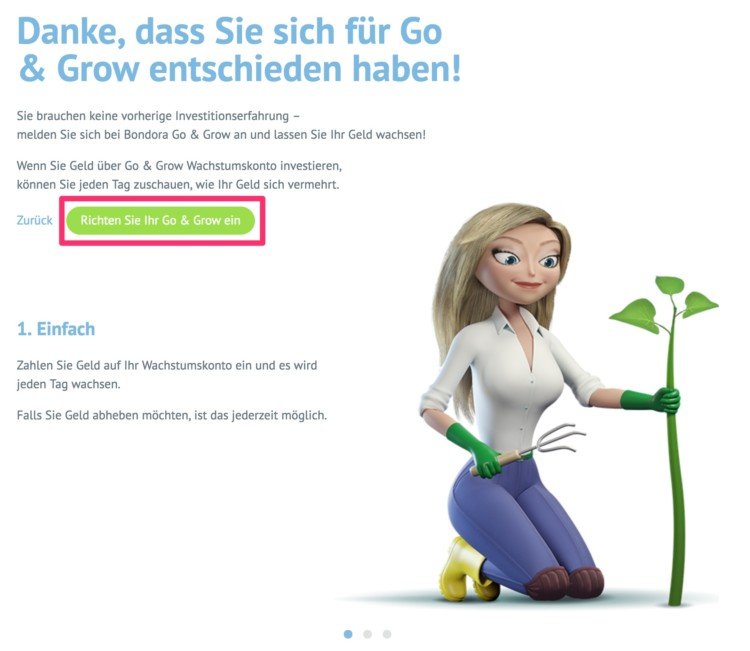 Übersicht über Go & Grow